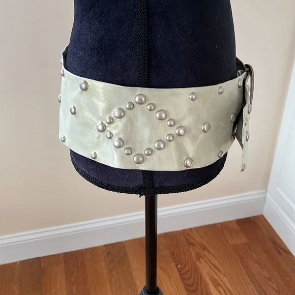 Handmade Leather Belt / made in Italy - Picture 4 of 9